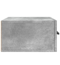 Tables de chevet murales 2 pcs gris béton 35x35x20 cm