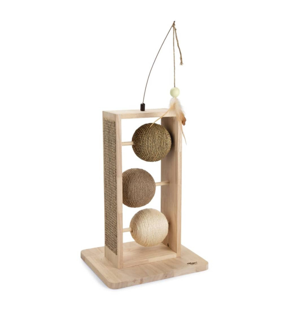 Designed by Lotte Boules à gratter pour chat Lomax 34,5x29,5x50cm Bois