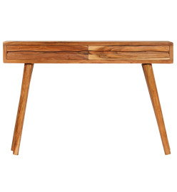 Table console Bois d'acacia avec tiroirs sculptés 118x30x80 cm