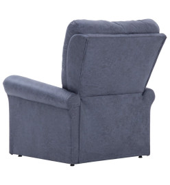 Chaise inclinable Gris Similicuir daim