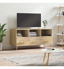 Meuble TV chêne sonoma 102x36x50 cm bois d'ingénierie