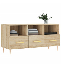 Meuble TV chêne sonoma 102x36x50 cm bois d'ingénierie