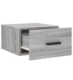 Tables de chevet murales 2 pcs sonoma gris 35x35x20 cm