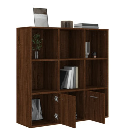 Armoire à livres Chêne marron 98x30x98 cm