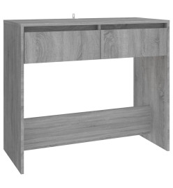 Table console Sonoma gris 89x41x76,5 cm Acier