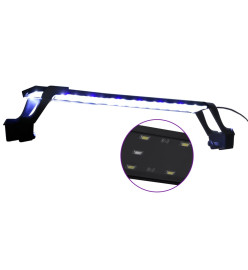 Lampe à LED d'aquarium avec pinces 55-70 cm Bleu et blanc