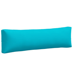 Coussins de palette 2 pcs turquoise tissu Oxford