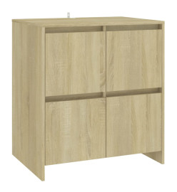 Buffet Chêne sonoma 70x41x75 cm Bois d'ingénierie