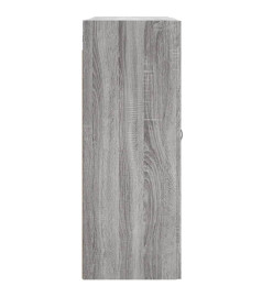 Armoires murales 2 pcs sonoma gris bois d'ingénierie