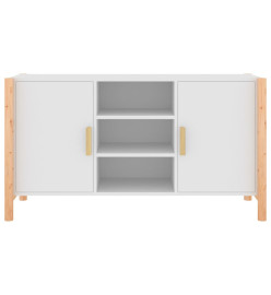 Buffet Blanc 107x38x60 cm Bois d'ingénierie