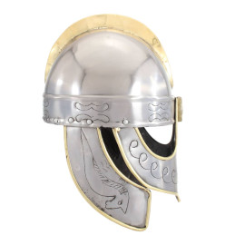 Casque de réplique antique Beowulf pour GN Argenté Acier