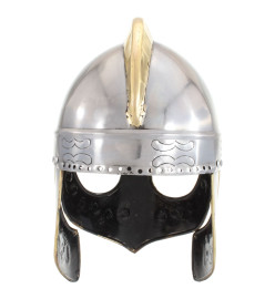 Casque de réplique antique Beowulf pour GN Argenté Acier