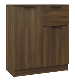 Buffet Chêne marron 60x30x70 cm Bois d'ingénierie