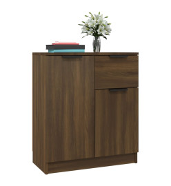 Buffet Chêne marron 60x30x70 cm Bois d'ingénierie