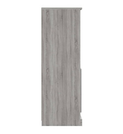 Buffet haut sonoma gris 60x35,5x103,5 cm bois d'ingénierie