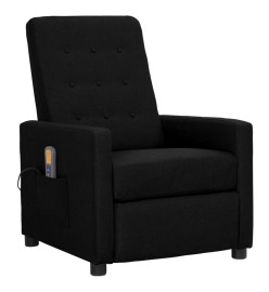 Fauteuil de massage Noir Tissu