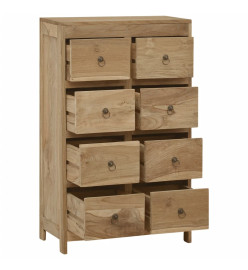 Commode 55x30x90 cm Bois massif de teck