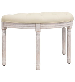 Banc beige 81,5x41x49 cm lin