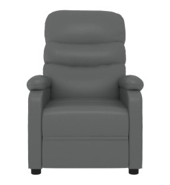 Fauteuil inclinable électrique Gris Similicuir