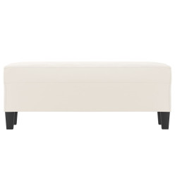 Banc Beige 100x35x41 cm Tissu microfibre