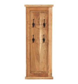 Porte-manteaux 2 pcs Bois massif d'acacia 38x100 cm