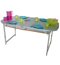 Eurotrail Table de camping Crouzet 150x80 cm