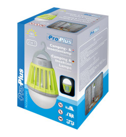 ProPlus Lampe de camping et anti-insecte rechargeable