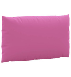 Coussins de palette 3 pcs rose tissu Oxford