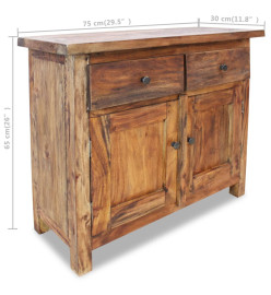 Buffet Bois de récupération massif 75 x 30 x 65 cm