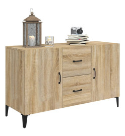 Buffet chêne sonoma 100x36x60 cm bois d'ingénierie