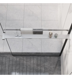 Étagère de douche paroi de douche à l'italienne Chromé 80 cm