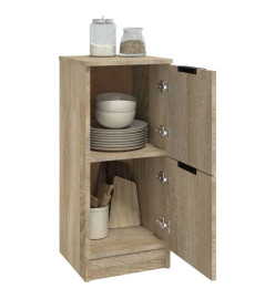 Buffet Chêne sonoma 30x30x70 cm Bois d'ingénierie