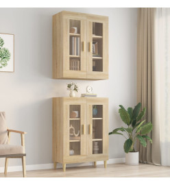 Armoire murale suspendue Chêne sonoma 69,5x34x90 cm