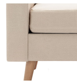 Fauteuil Crème Tissu