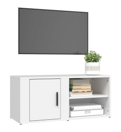 Meubles TV 2 pcs Blanc 80x31,5x36 cm Bois d'ingénierie