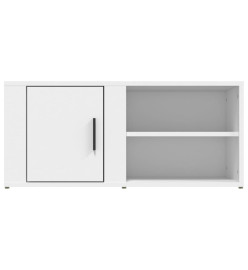 Meubles TV 2 pcs Blanc 80x31,5x36 cm Bois d'ingénierie