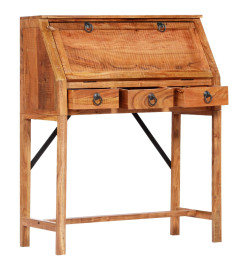 Bureau 90x40x107 cm Bois d'acacia massif