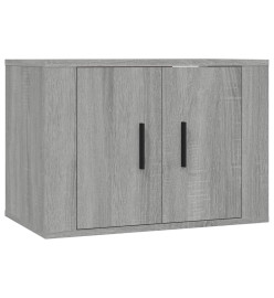 Ensemble de meubles TV 2 pcs Sonoma gris Bois d'ingénierie