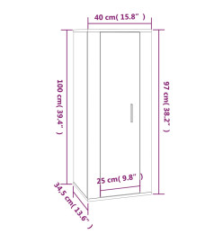 Ensemble de meubles TV 7 pcs Sonoma gris Bois d'ingénierie