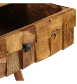 Table basse Bois Sesham massif avec finition miel 110x50x37 cm