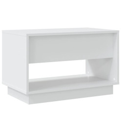 Meuble TV Blanc 70x41x44 cm Aggloméré