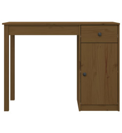 Bureau Marron miel 100x50x75 cm Bois massif de pin