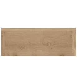 Étagères murales 2 pcs 40x15x6 cm bois de teck massif