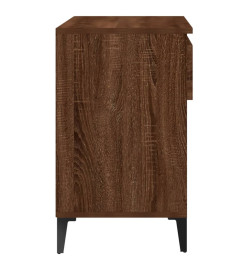 Armoire à chaussures Chêne marron 70x36x60 cm Bois d'ingénierie