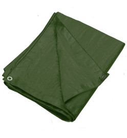 Bâche 90 g/m² 3x5 m Vert PEHD