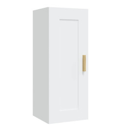 Armoire murale Blanc 35x34x90 cm Bois d'ingénierie