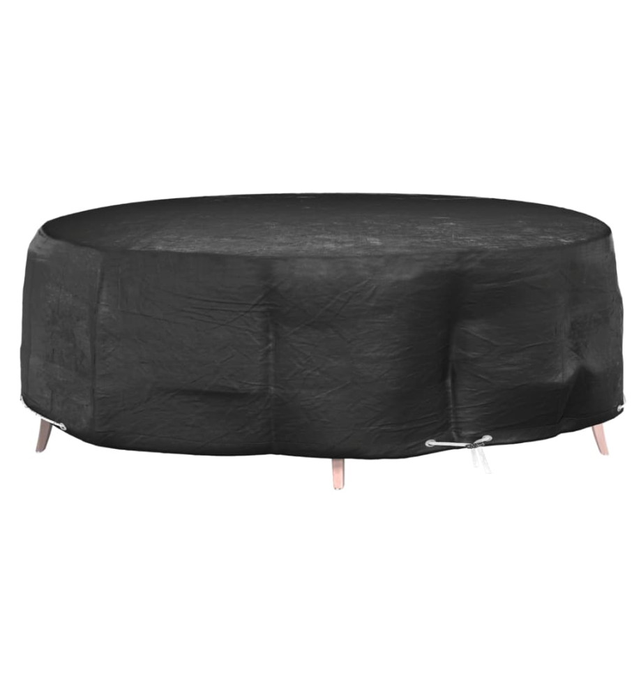 Housse pour salon îlot 10 œillets Ø236x67 cm rond