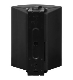 Haut-parleurs stéréo muraux 2 pcs noir intérieur extérieur 80 W