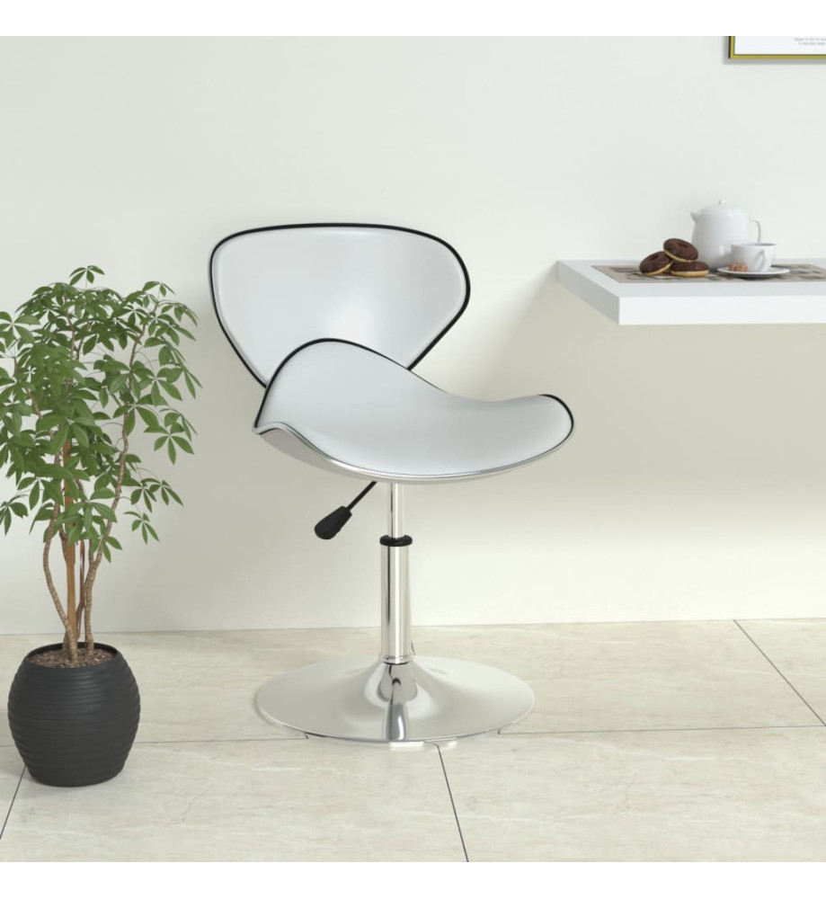 Tabouret de bar Blanc Similicuir