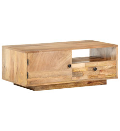 Table basse 90x50x35 cm Bois solide de manguier